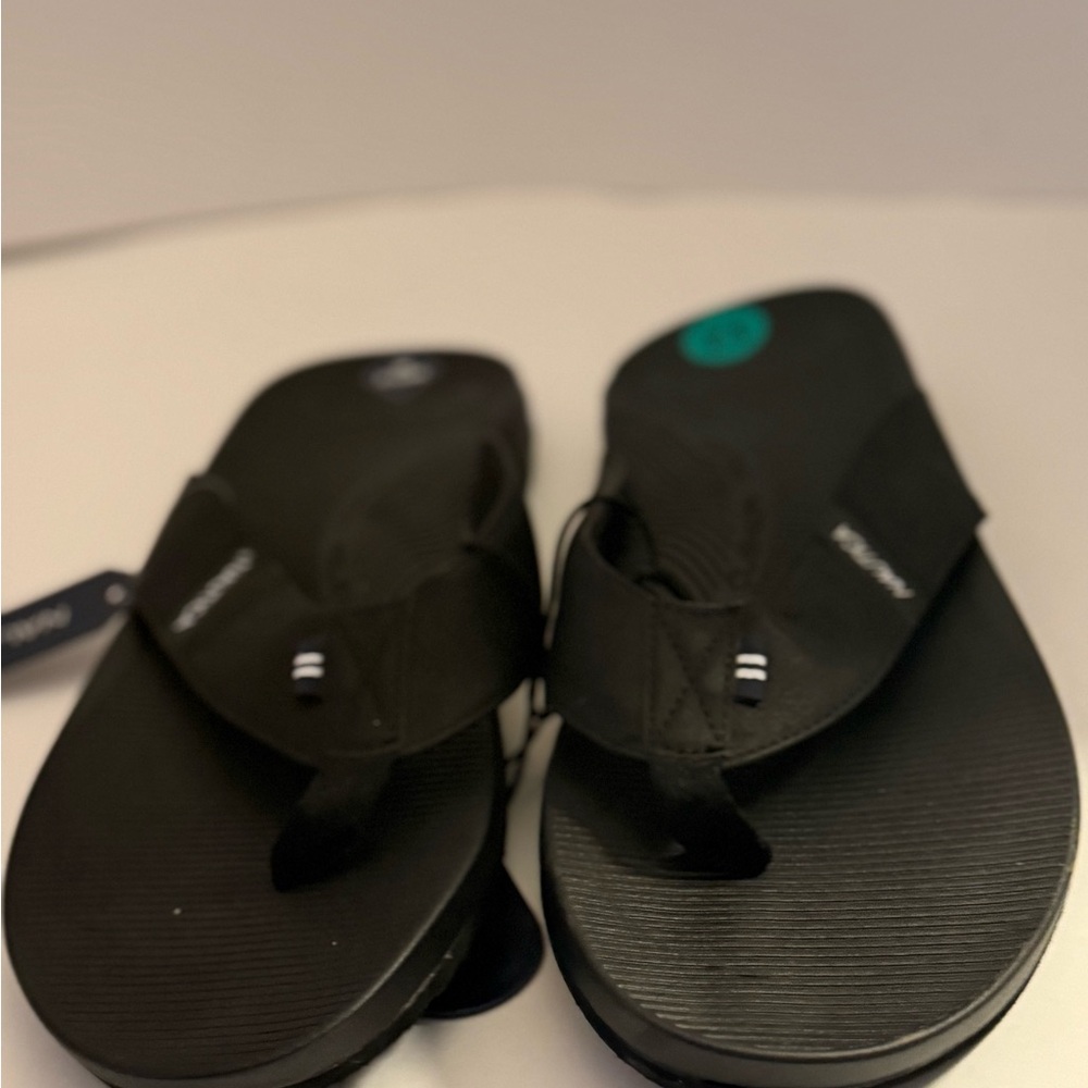 Nautica Black Flip-Flops for Men